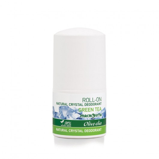 Natural Crystal Deodorant Roll On Green Tea