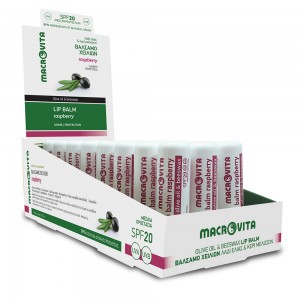 Macrovita Lip Balm Raspberry SPF 20