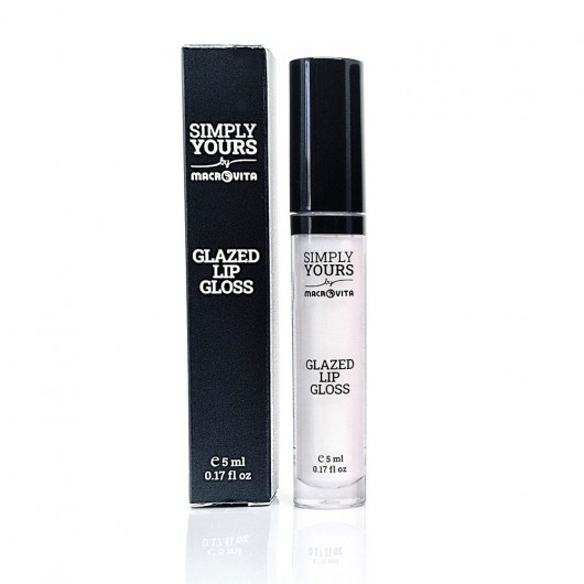 Macrovita Glazed Lip Gloss White Sparkle