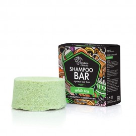 Shampoo bar against hair loss White tea